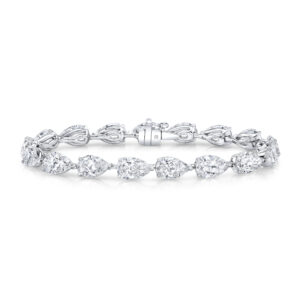 Rahaminov Diamonds White Gold Diamond Bracelet at Meridian Jewelers