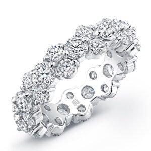 Rahaminov Diamonds Offset Ring at Meridian Jewelers