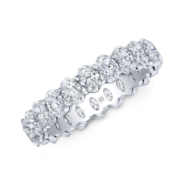 Rahaminov Diamonds Oval Diamond Eternity Ring at Meridian Jewelers
