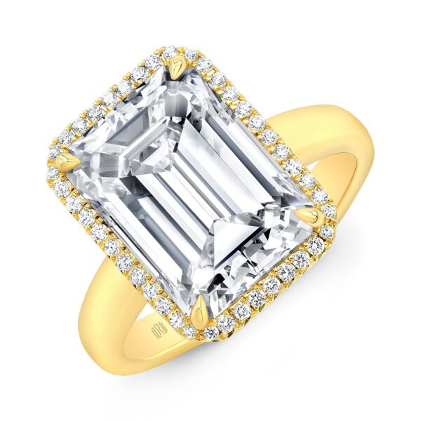 Rahaminov Diamonds Emerald Cut Diamond Ring at Meridian Jewelers