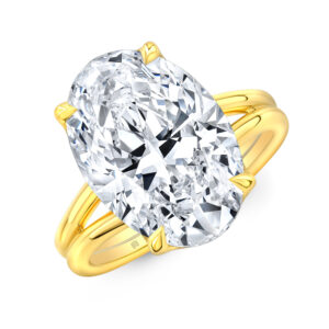 Rahaminov Diamonds 18K Yellow Gold Oval Ring at Meridian Jewelers