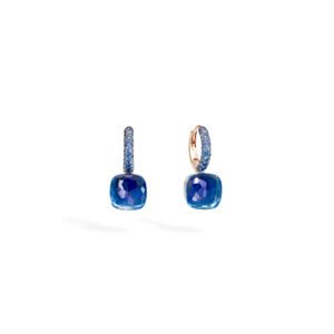 Pomellato London Blue Topaz Nudo Classic Earrings at Meridian Jewelers