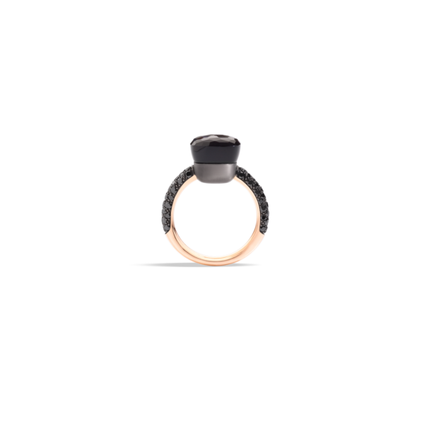 Pomellato Black Obsidian Nudo Ring at Meridian Jewelers