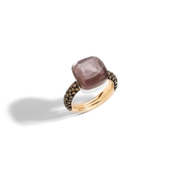 Pomellato Brown Diamond Chocolate Maxi Nudo Ring at Meridian Jewelers