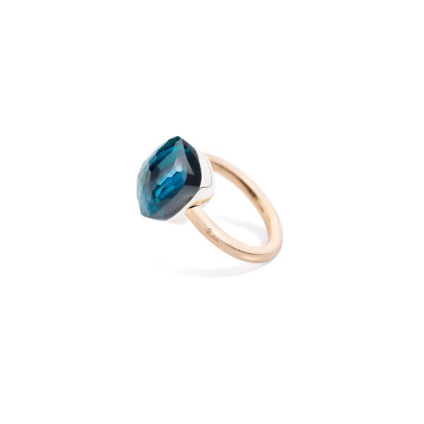 Pomellato Blue Topaz Nudo Maxi Ring at Meridian Jewelers
