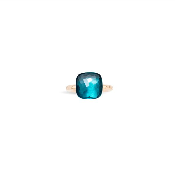 Pomellato Blue Topaz Nudo Maxi Ring at Meridian Jewelers