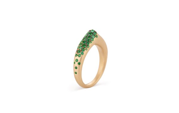 Nada Ghazal The Arch Luck Stripe Small Ring at Meridian Jewelers
