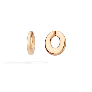 Pomellato Rose Gold Iconica Hoop Earrings at Meridian Jewelers