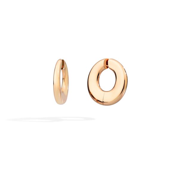 Pomellato Rose Gold Iconica Hoop Earrings at Meridian Jewelers