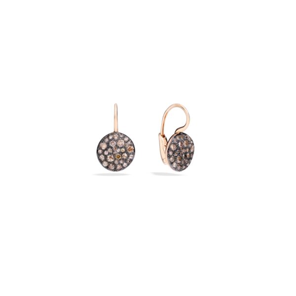 Pomellato Brown Diamond Sabbia Earrings at Meridian Jewelers