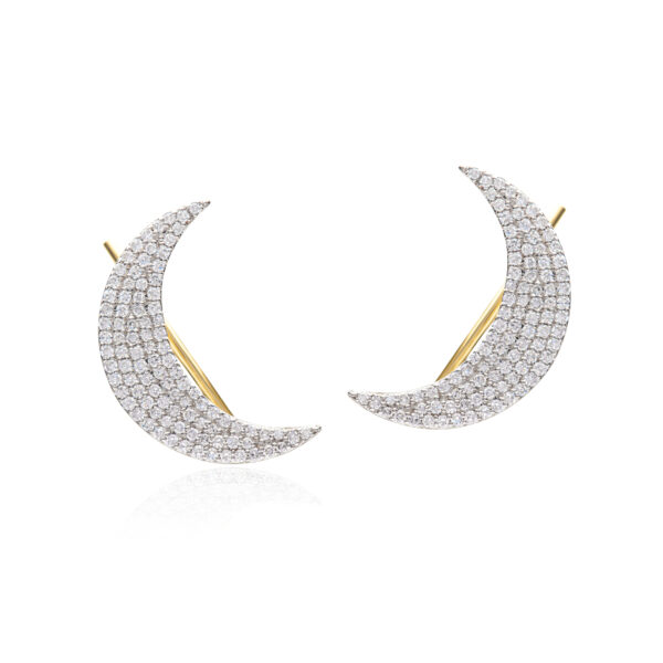 Phillips House Crescent Moon Ear Climbers at Meridian Jewelers