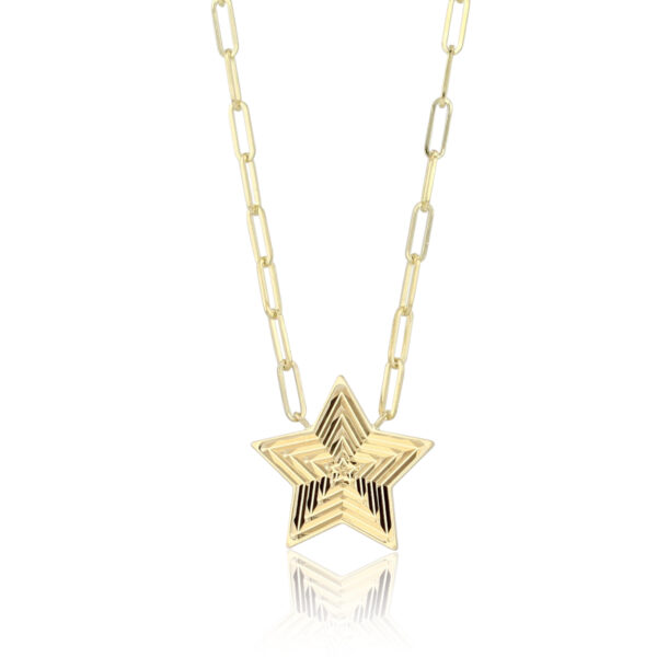 Phillips House Yellow Gold Aura Mini Star Necklace at Meridian Jewelers