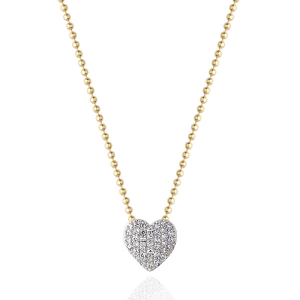 Phillips House Yellow Gold Micro Infinity Heart Necklace at Meridian Jewelers