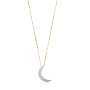 Phillips House Infinity Crescent Moon Necklace at Meridian Jewelers
