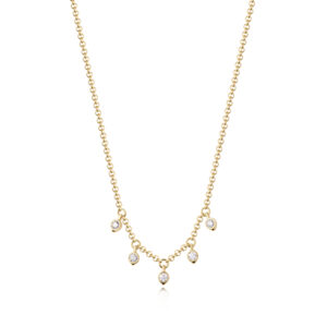 Phillips House Round Diamond Five Station Necklace at Meridian Jewelers