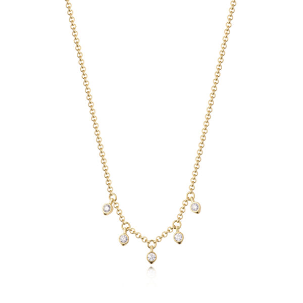 Phillips House Round Diamond Five Station Necklace at Meridian Jewelers