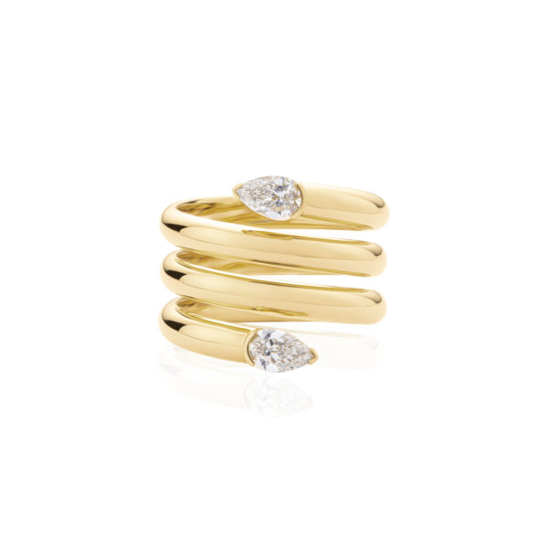 Phillips House Double Headed Pear Wrap Ring at Meridian Jewelers