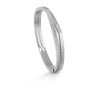 Repossi Antifer Diamond White Gold Bracelet at Meridian Jewelers