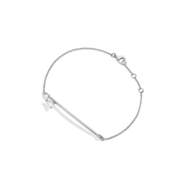 Repossi Serti Sur Vide White Gold Bracelet at Meridian Jewelers