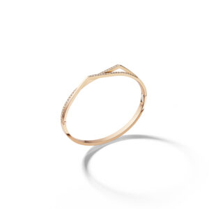 Repossi Antifer Diamond Pink Gold Bracelet at Meridian Jewelers