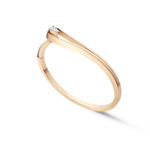 Repossi Serti Inversé Pink Gold Bracelet at Meridian Jewelers