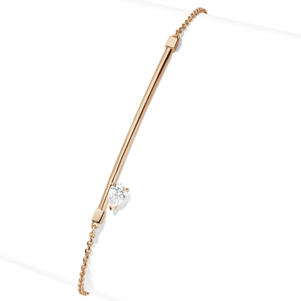 Repossi Pink Gold Serti Sur Vide Bracelet at Meridian Jewelers