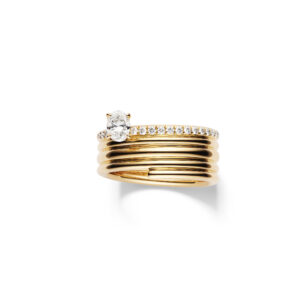 Repossi Pink Gold Blast Ring at Meridian Jewelers
