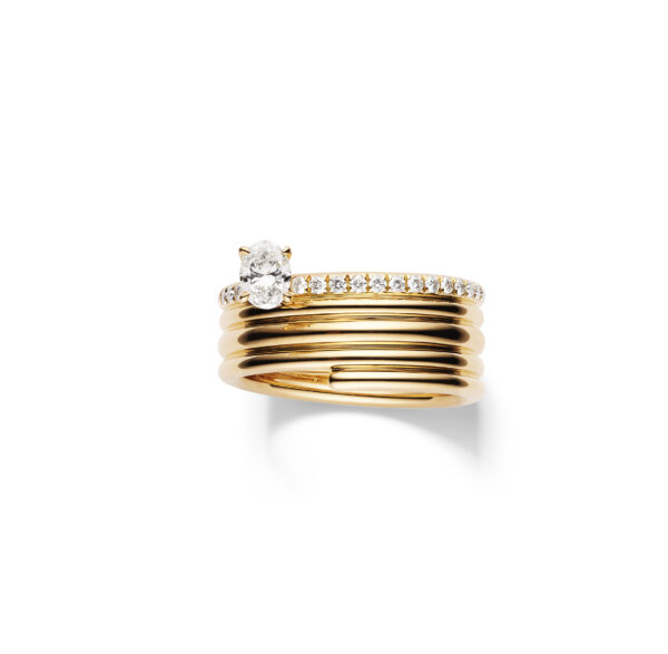 Repossi Pink Gold Blast Ring at Meridian Jewelers