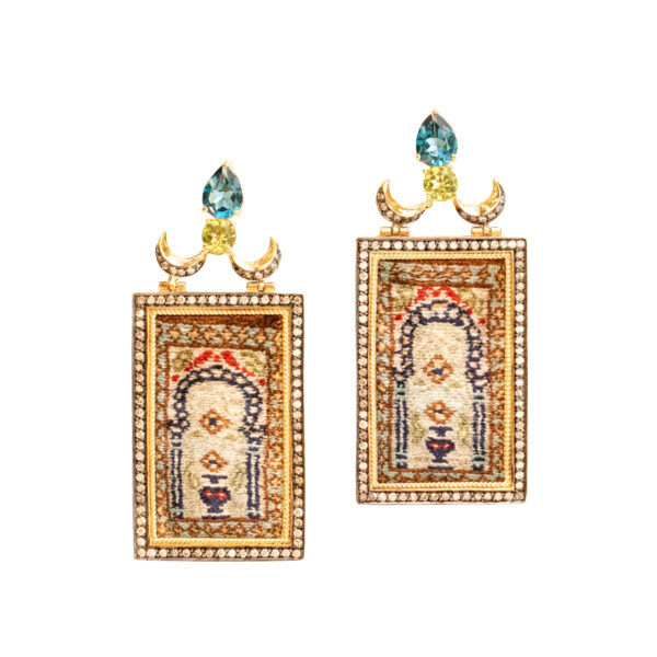 Silvia Furmanovich Silk Roadtop Earrings at Meridian Jewelers