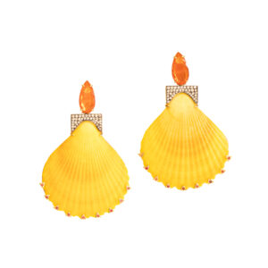 Silvia Furmanovich Opal Orange Earrings at Meridian Jewelers