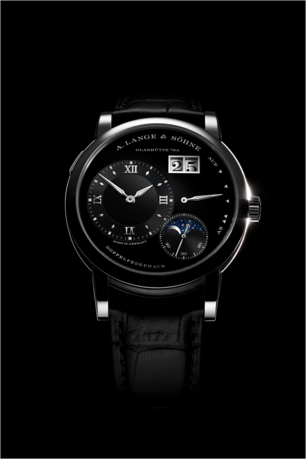 A. Lange & Söhne 18K White Gold Lange 1 Moon Phase Watch at Meridian Jewelers