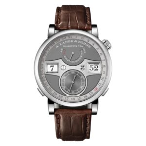 A. Lange & Söhne 18K White Gold Zeitwerk Date Watch at Meridian Jewelers